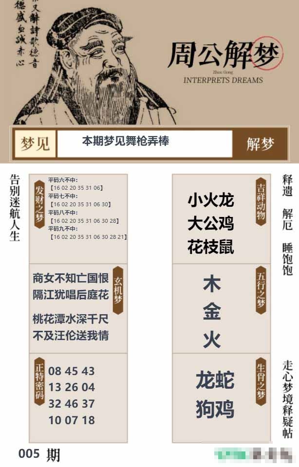 005期周公解梦贴[图]